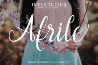 Afrile Font: Elevating Editorial Layouts with Handwritten Warmth