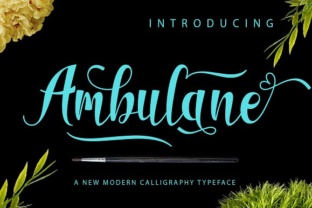 Ambulane Font: Elevating Handmade Labels & Packaging
