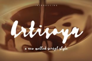 Artisoya Font: A Script Typeface for Editorial Design