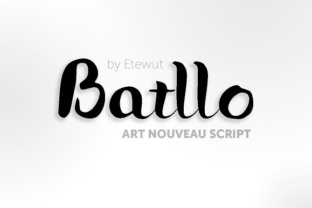Batllo Font: Art Nouveau Script for Web Design