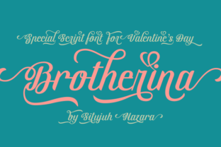 Brotherina Font: Elevating Brand Identity with Elegant Script