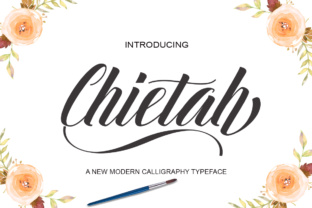 Chietah Font: A Handwritten Typeface for Editorial Design