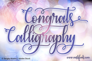 Congrats Calligraphy Font: A Designer’s Branding Test