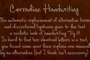 Corradine Handwriting Family: A Web Designer’s Font Review
