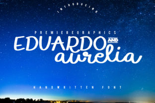 Eduardo and Aurelia: A Script Font for Editorial Design