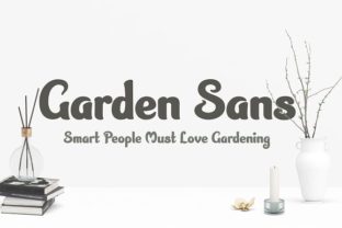 Garden Sans Font: Bold Round Type for Makers
