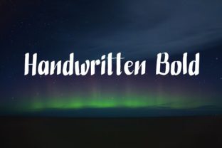 Handwritten Bold Font for High-Impact Marketing
