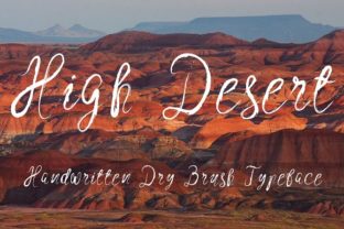 High Desert Font: A Script Typeface for Makers