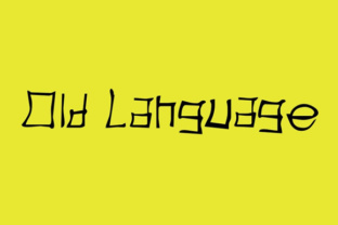 Old Language Font: Timeless Charm for Handmade Crafts