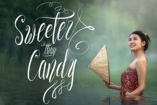 Sweeter Than Candy Font for Campaign Visuals