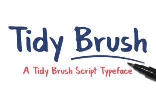 Tidy Brush Font Review: Organic Script for Modern Branding